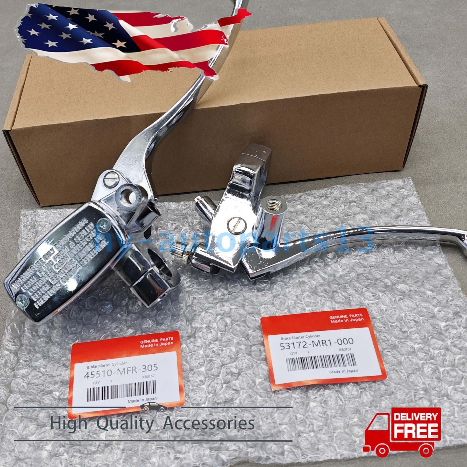 OEM Brake Master Cylinder Clutch Lever For Honda VT600/750 VT1100/1300 USA