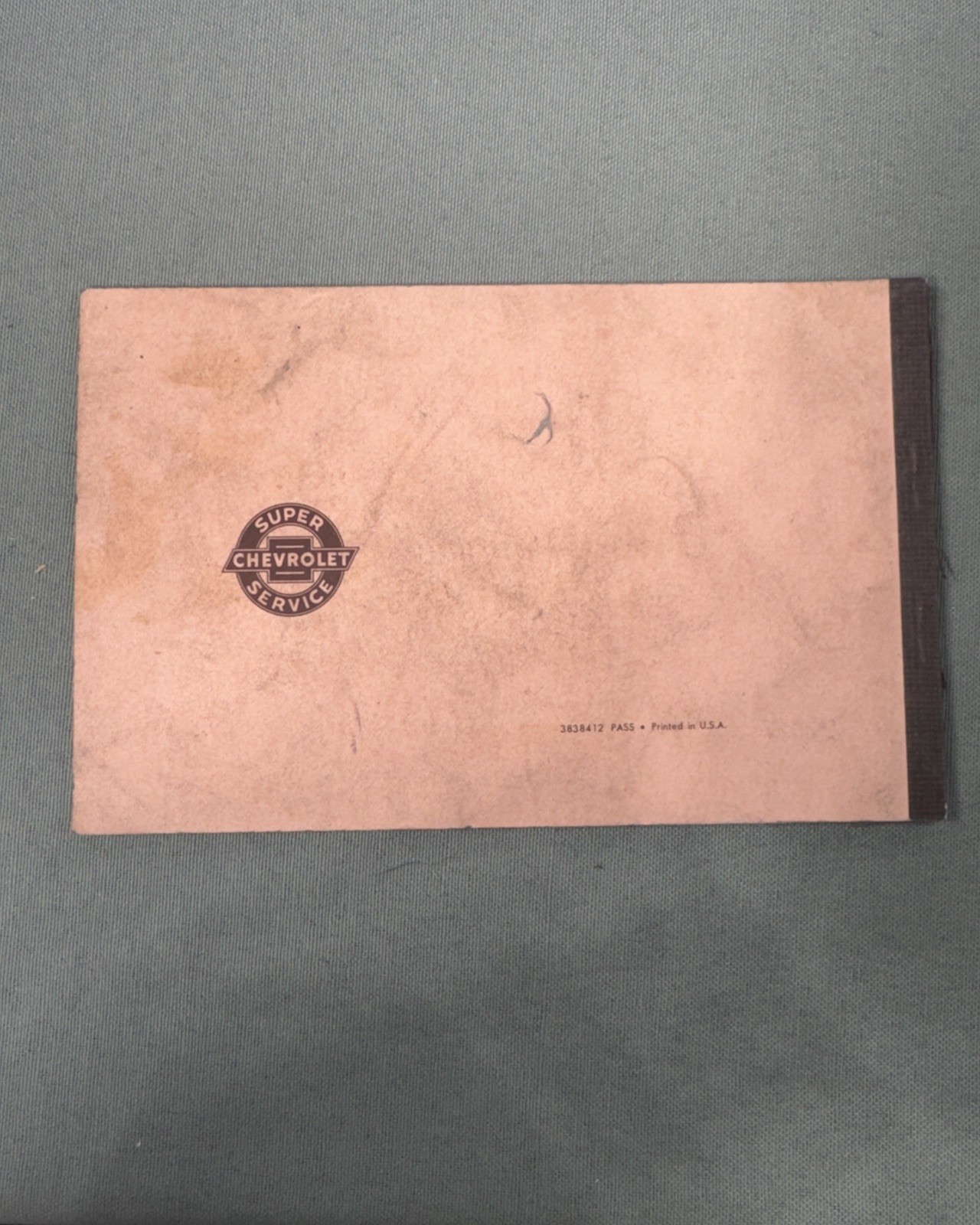 1963 ORIG. CHEVROLET/CORVETTE/IMPALA SS/CORVAIR PROTECTION PLAN/ MANUAL 1963 ORIG. CHEVROLET/CORVETTE/IMPALA SS/CORVAIR PROTECTION PLAN/ MANUAL