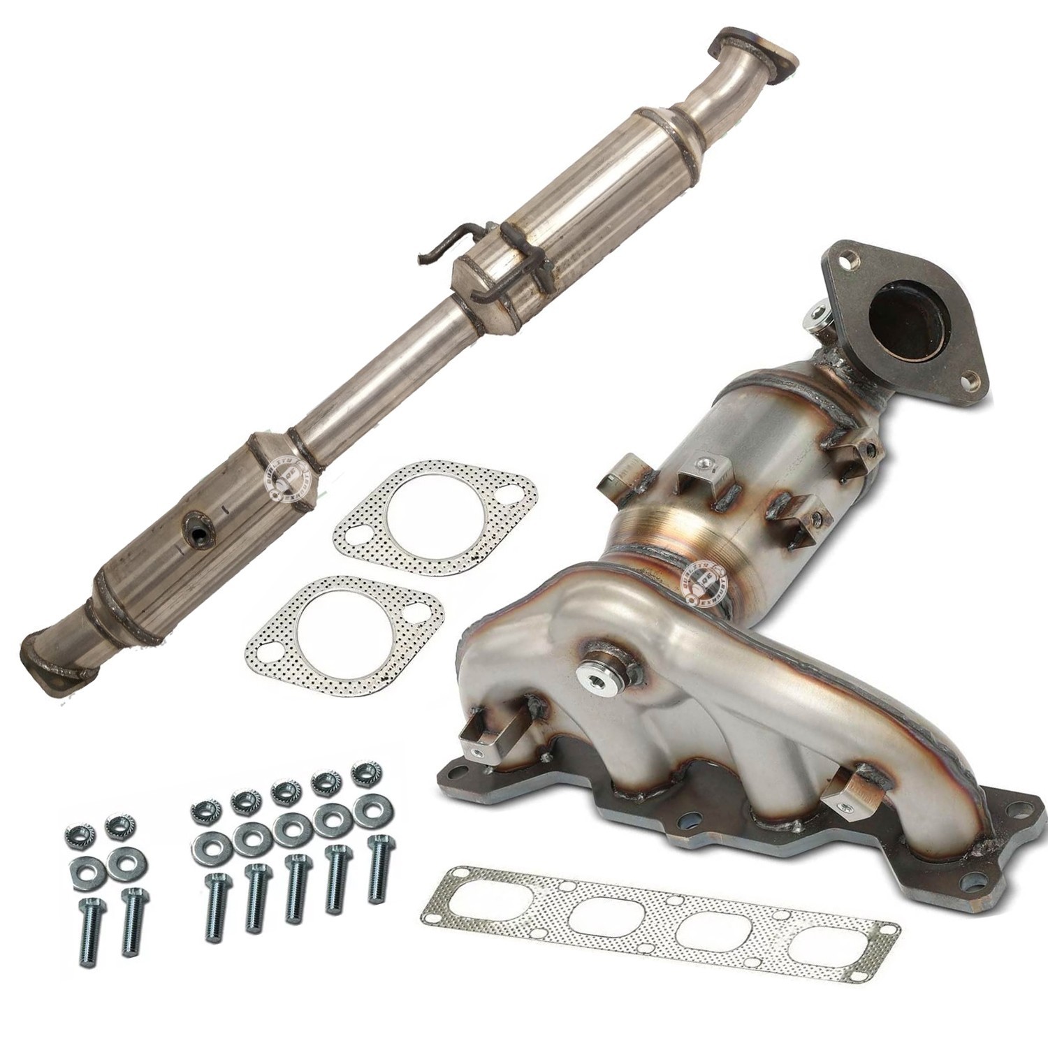 Front & Rear Catalytic Converter With Resonator Fits Kia Optima 2.4L 2011-2015