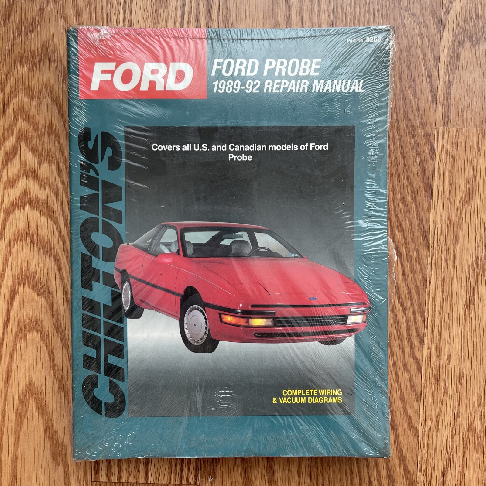NEW CHILTON\'S FORD PROBE 1989 - 1992 REPAIR MANUAL 8266 Shop Book Sports Car US NEW CHILTON\'S FORD PROBE 1989 - 1992 REPAIR MANUAL 8266 Shop Book Sports Car US