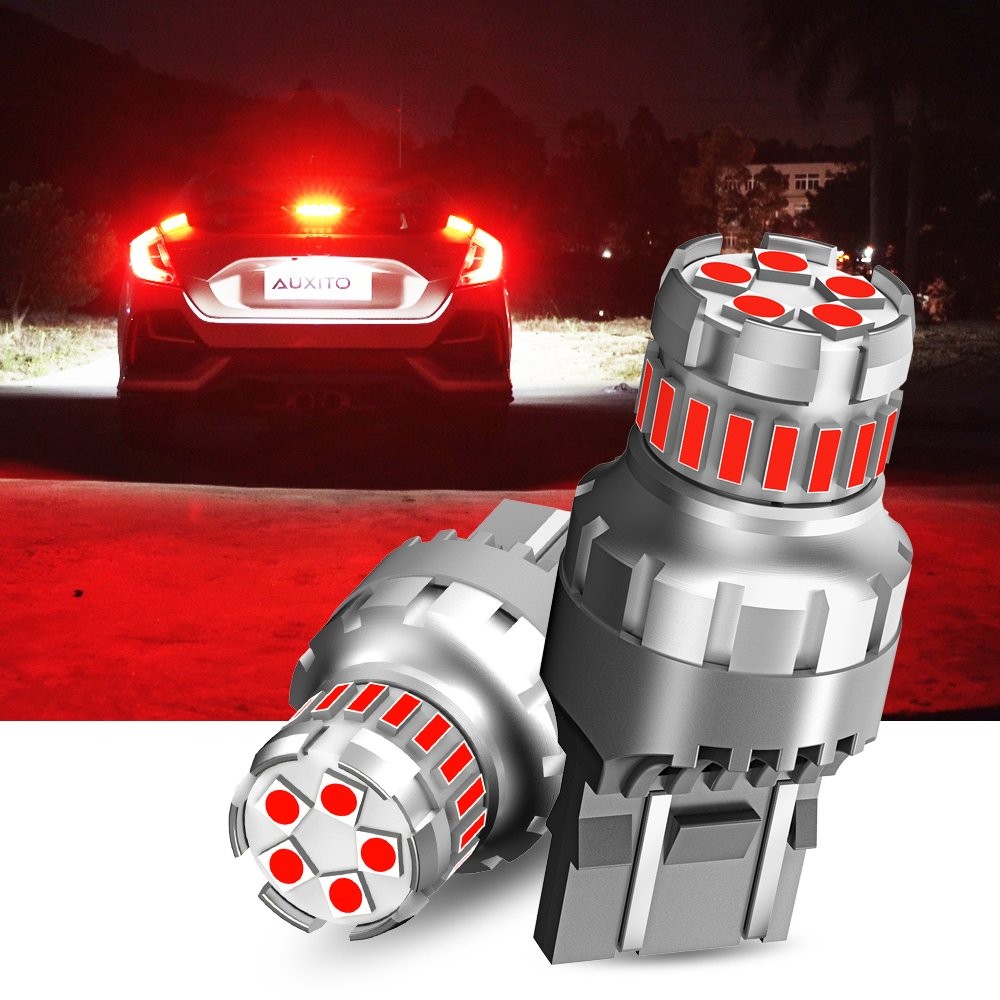 2PC AUXITO 7443 7440 LED Light Bulbs Red Reverse Backup Turn Signal Parking