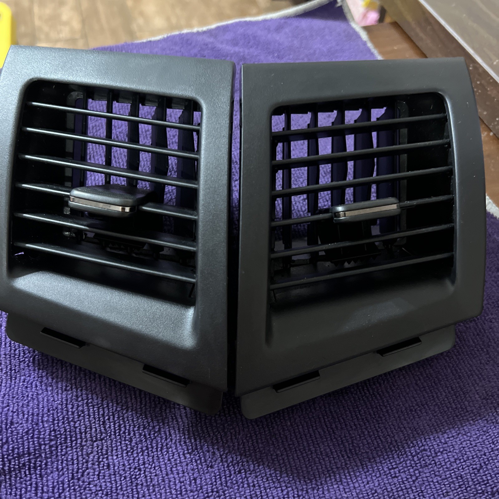 08 15 Mitsubishi Lancer Side Dash AC Heat Air Vent Left Right OEM Black Vents 08 15 Mitsubishi Lancer Side Dash AC Heat Air Vent Left Right OEM Black Vents