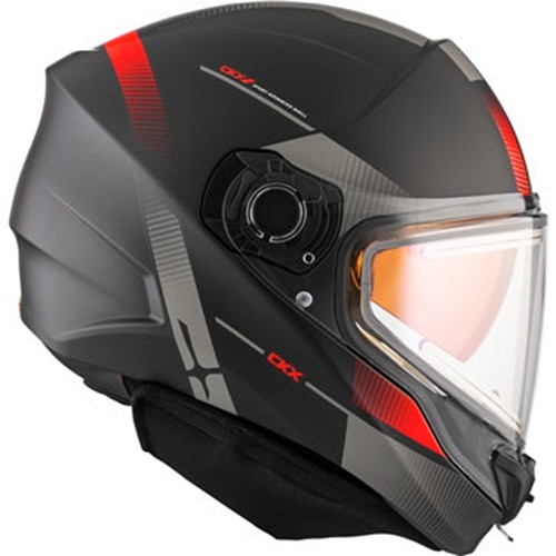 CKX Adult's Contact EDL Edge Snowmobile Helmet Matte Red Medium - 515413 CKX Adult's Contact EDL Edge Snowmobile Helmet Matte Red Medium - 515413