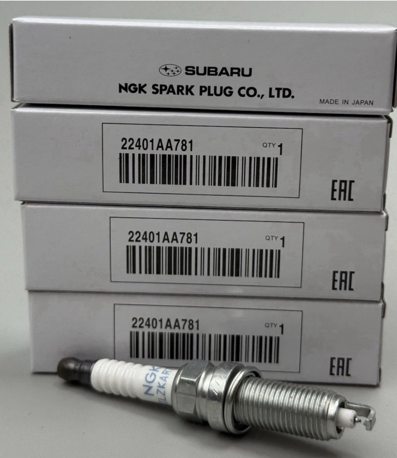 Genuine OEM Subaru Spark Plugs Forester Impreza Legacy Crosstrek 2011-2019 Set 4 Genuine OEM Subaru Spark Plugs Forester Impreza Legacy Crosstrek 2011-2019 Set 4