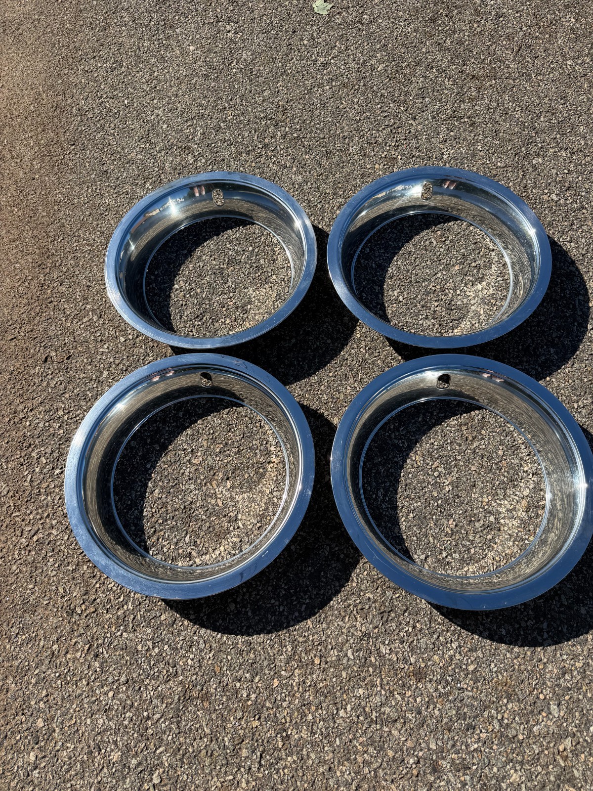 Genuine 1968 to 1977 Monte Carlo Corvette rally wheel trim rings beauty rings Genuine 1968 to 1977 Monte Carlo Corvette rally wheel trim rings beauty rings