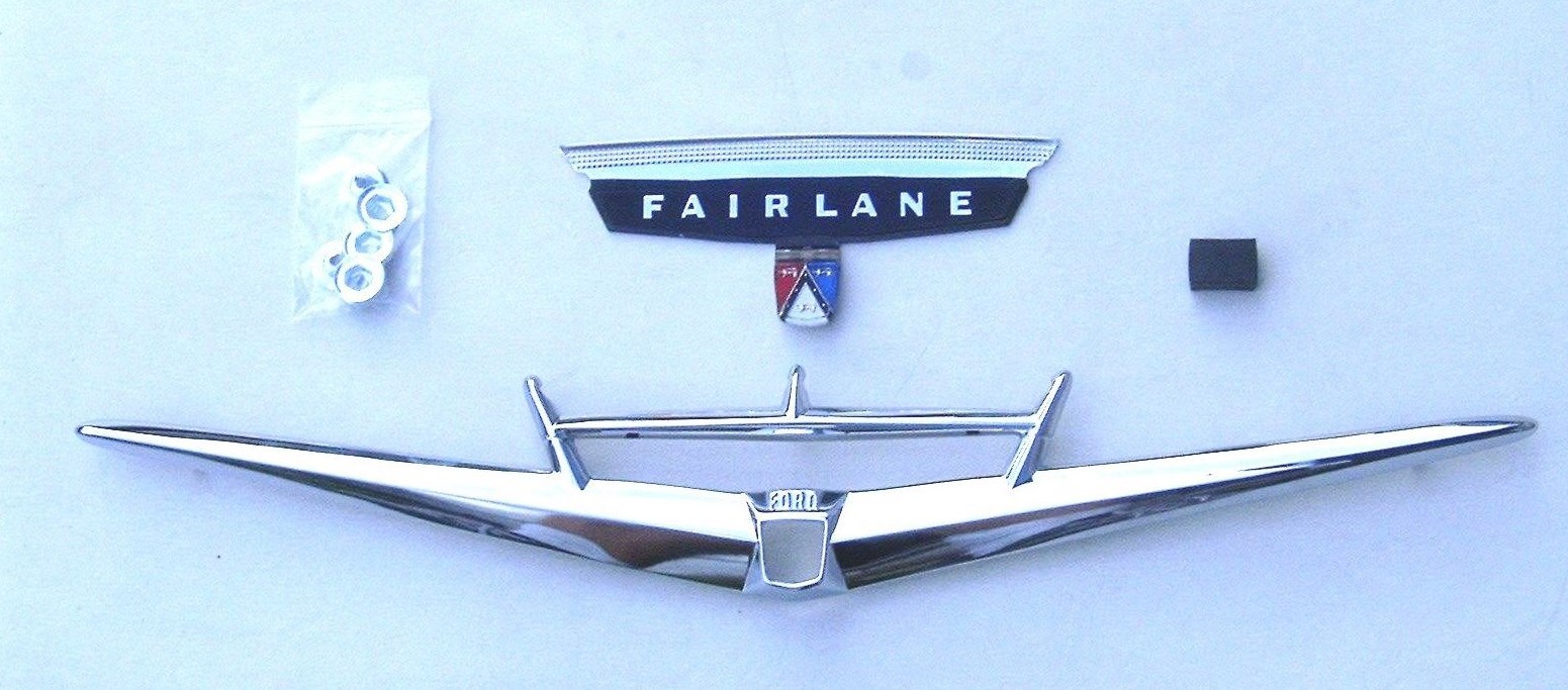 57 1957 FORD FAIRLANE CHROME TRUNK Vee KIT NEW * 57 1957 FORD FAIRLANE CHROME TRUNK Vee KIT NEW *