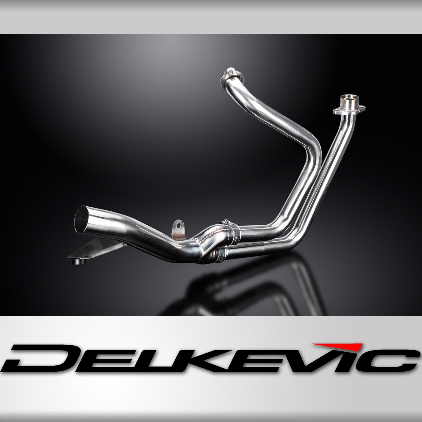 Honda NT650V Deauville 1998-01 Delkevic Stainless 2-1 Exhaust Headers Downpipes