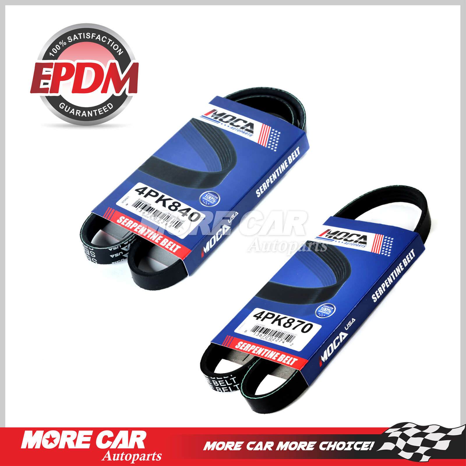 EPDM 2 Pcs Serpentine Drive Belt Set A/C-ALT-PS for 91-95 Toyota MR2 Turbo 2.0L EPDM 2 Pcs Serpentine Drive Belt Set A/C-ALT-PS for 91-95 Toyota MR2 Turbo 2.0L