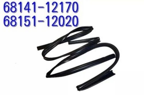 TOYOTA Genuine Corolla Coupe AE86 Front Door Glass Run Left & Right set