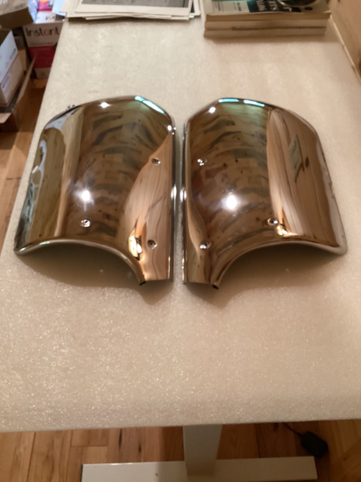 1950, 51 Studebaker 2 door gravel shields 1950, 51 Studebaker 2 door gravel shields