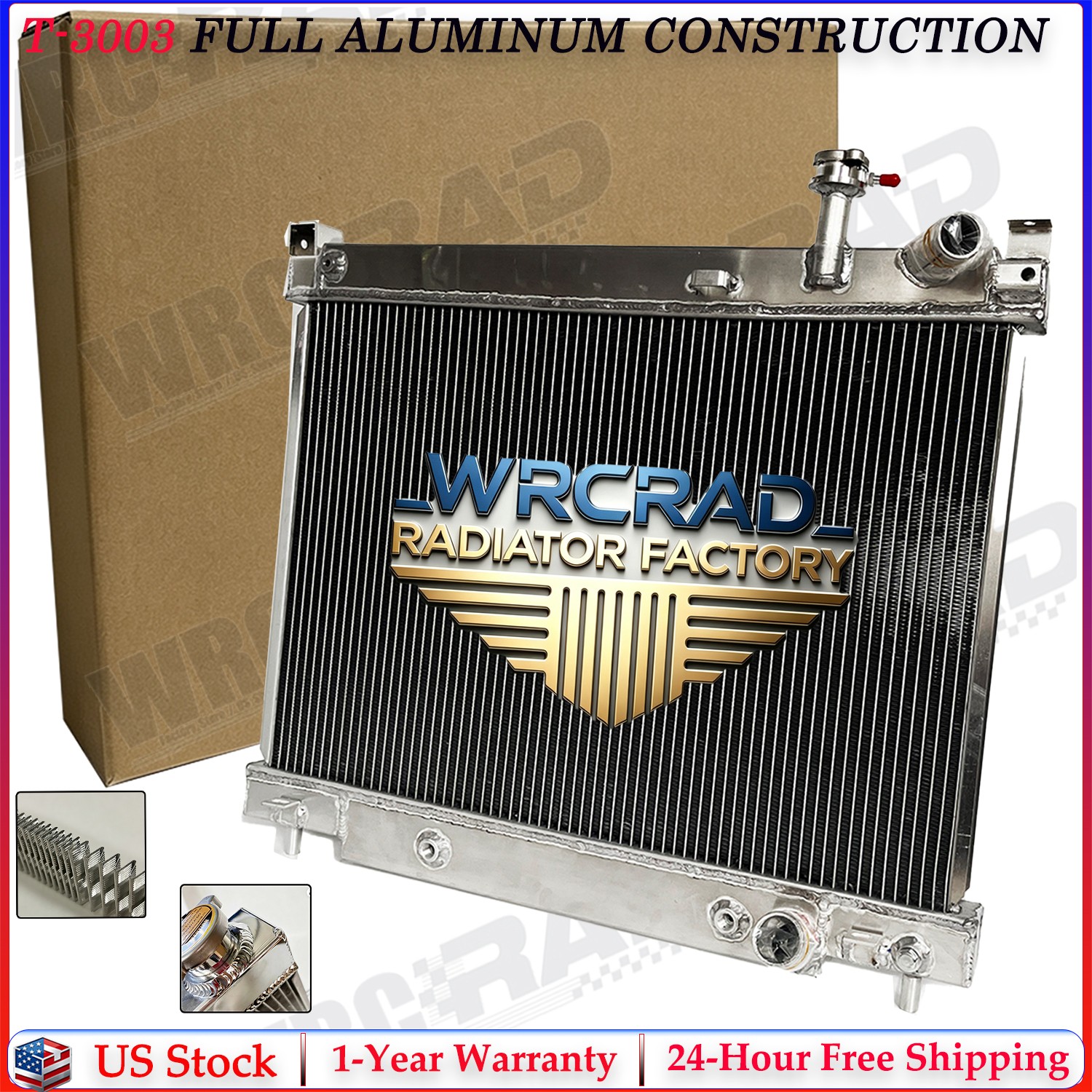 DPI2563 Aluminum Radiator For 2003-2009 2004 2008 Chevy Trailblazer EXT 5.3 6.0