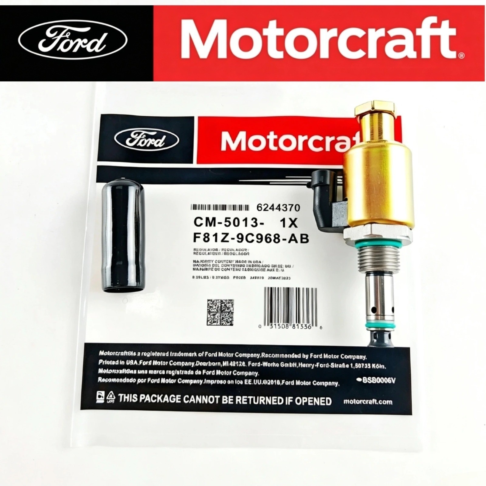 Genuine Motorcraft 7.3L 94-03 Fuel Injection Pressure Regulator IPR Valve CM5013 Genuine Motorcraft 7.3L 94-03 Fuel Injection Pressure Regulator IPR Valve CM5013