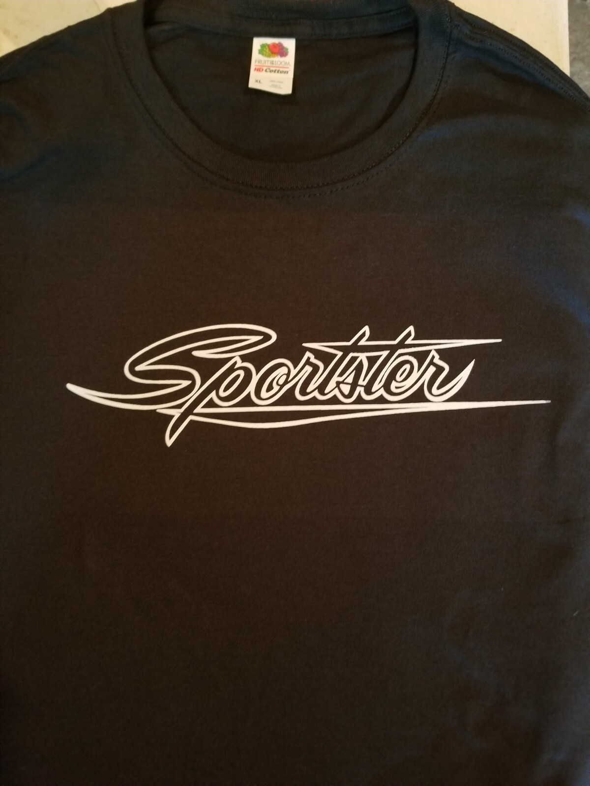 1970\'s Harley Davidson Motorcycle Bike T Shirt Sportster Black L or XL 1970\'s Harley Davidson Motorcycle Bike T Shirt Sportster Black L or XL