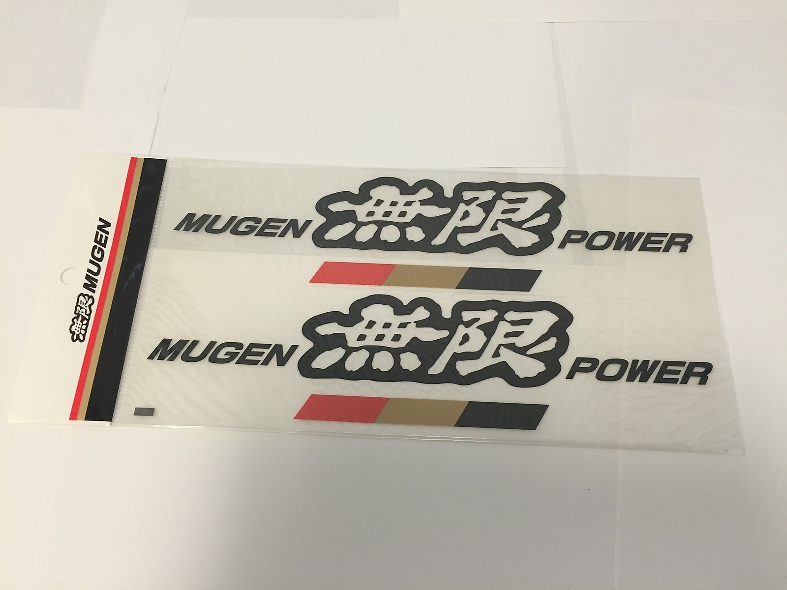 MUGEN POWER DECAL LARGE BLACK
