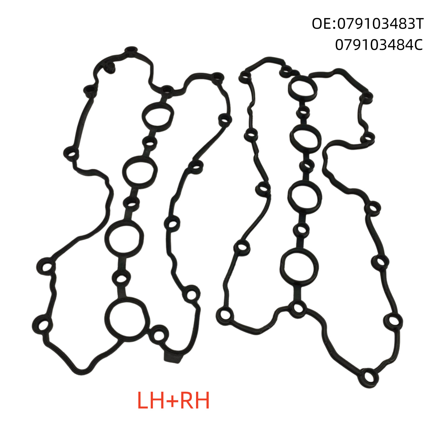 For A6 A8 Quattro Q7 R8 Audi V8 4.2L Set of Left & Right Valve Cover Gasket