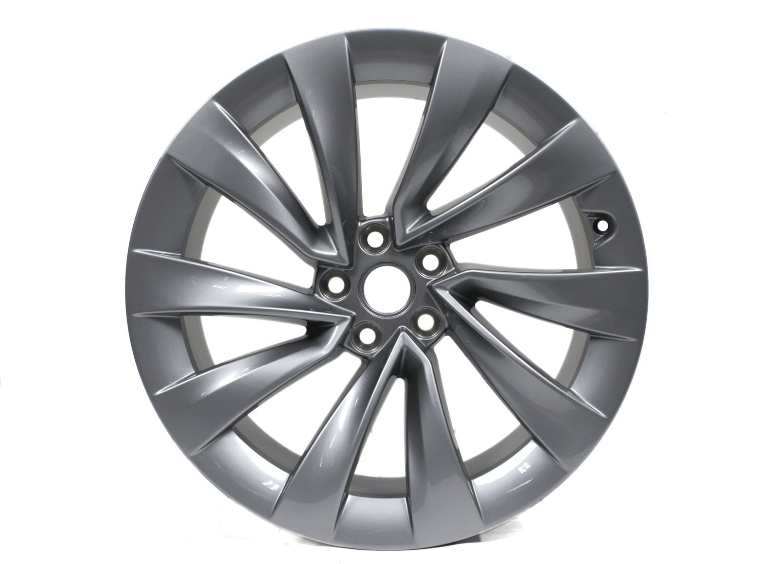 20x9.5 Tesla Model Y 2020-2026 OEM 94253 Helix 2.0 Silver Wheel ET45 2188227 20
