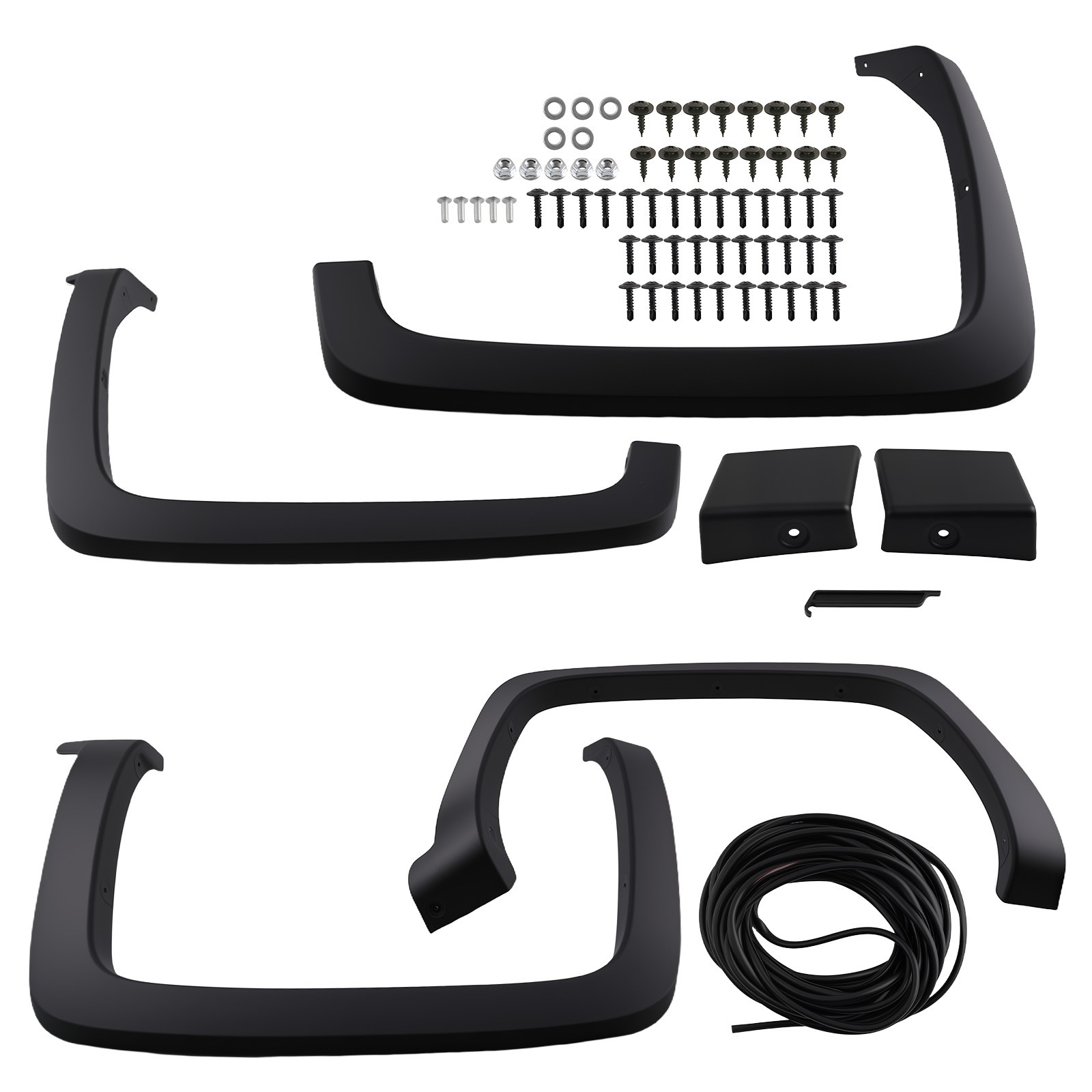 4x Factory Style Fender Flares Fit For 2014-19 Chevy Silverado 1500 2500 3500 US