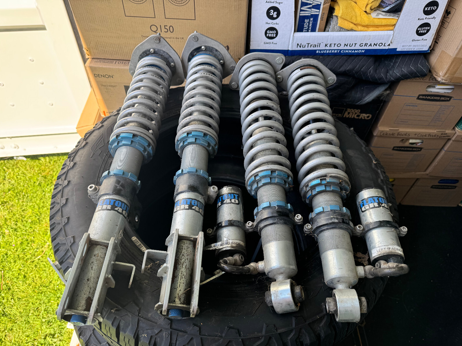 Flatout Suspension GR40 Coilovers. 20-25 Subaru Outback, Comfort, OEM Hybrid