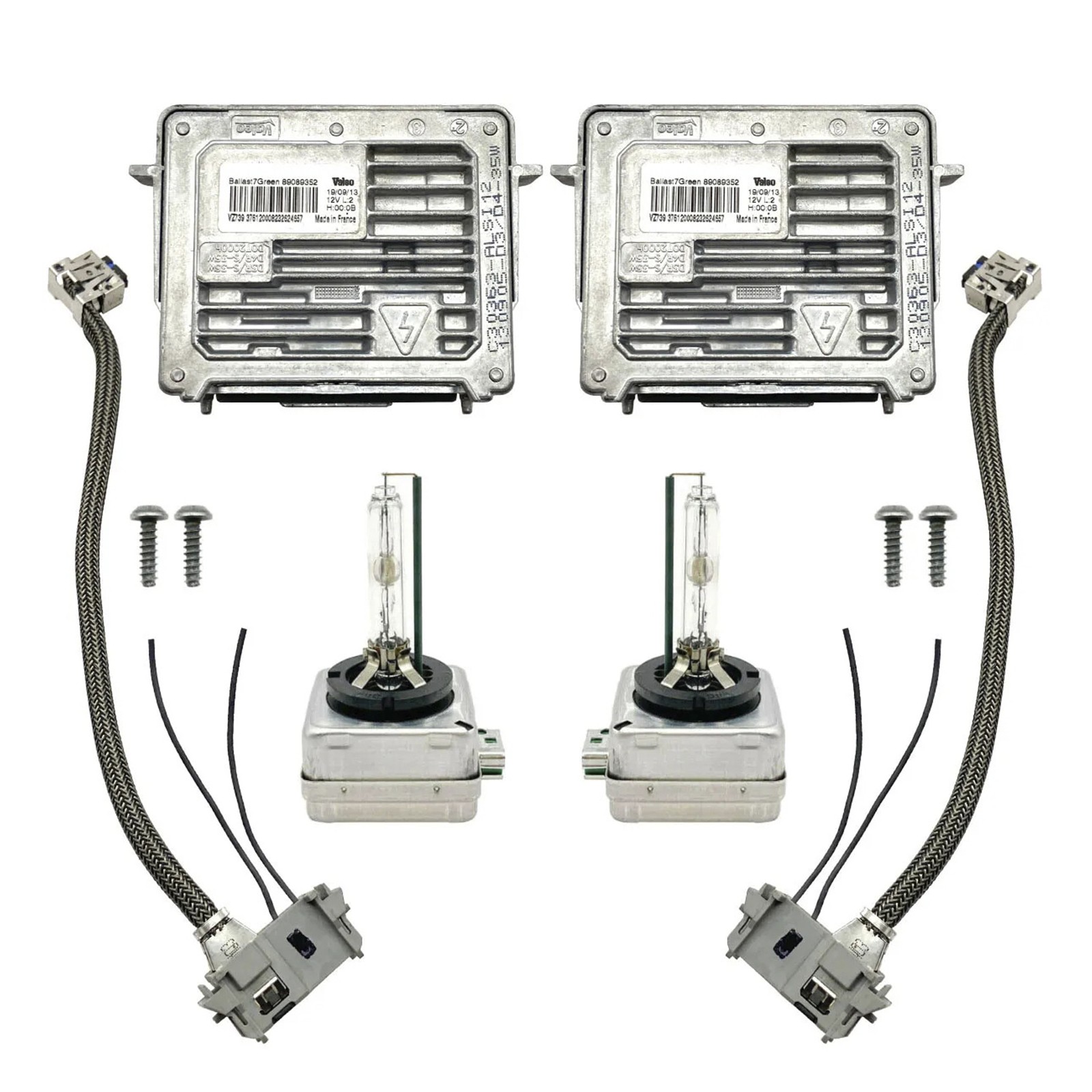 2x Xenon Ballast&HID D3S Light Bulb Wire Kit Control Unit For GMC Acadia 13-16 U