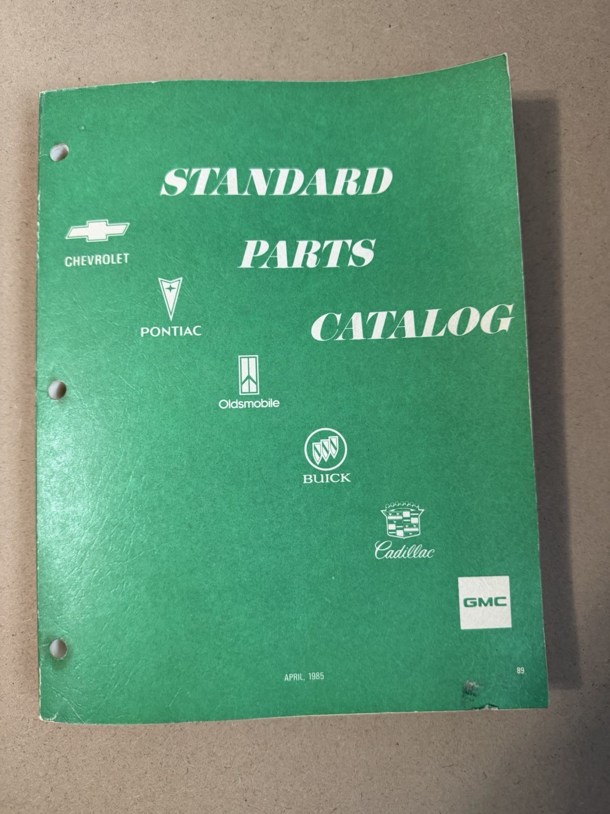 General Motors Standard Parts Catalog April 1985 General Motors Standard Parts Catalog April 1985