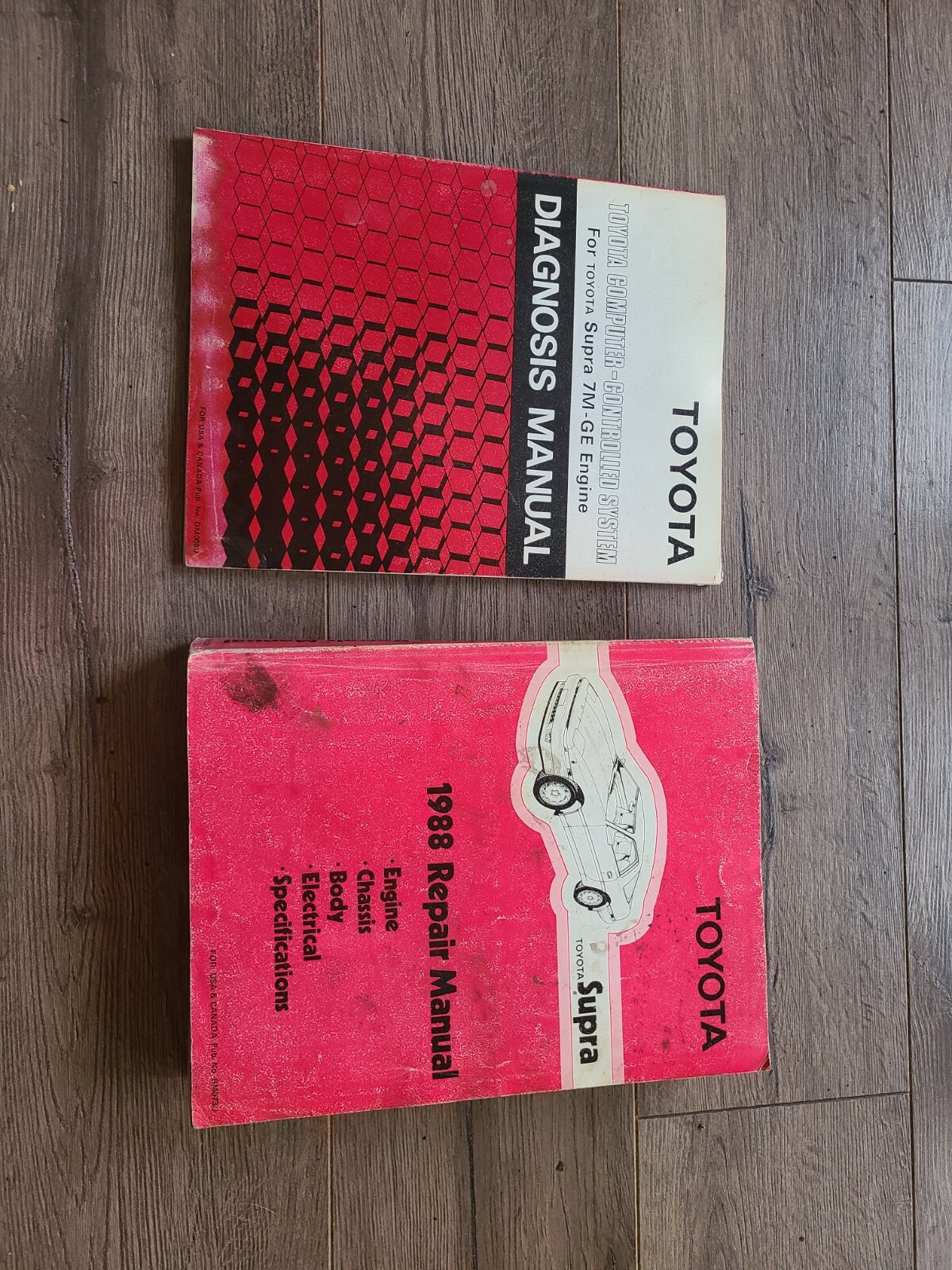 1986-1992 Toyota Supra MK3 A70 OEM DIAGNOSTIC AND REPAIR MANUALS USED OEM