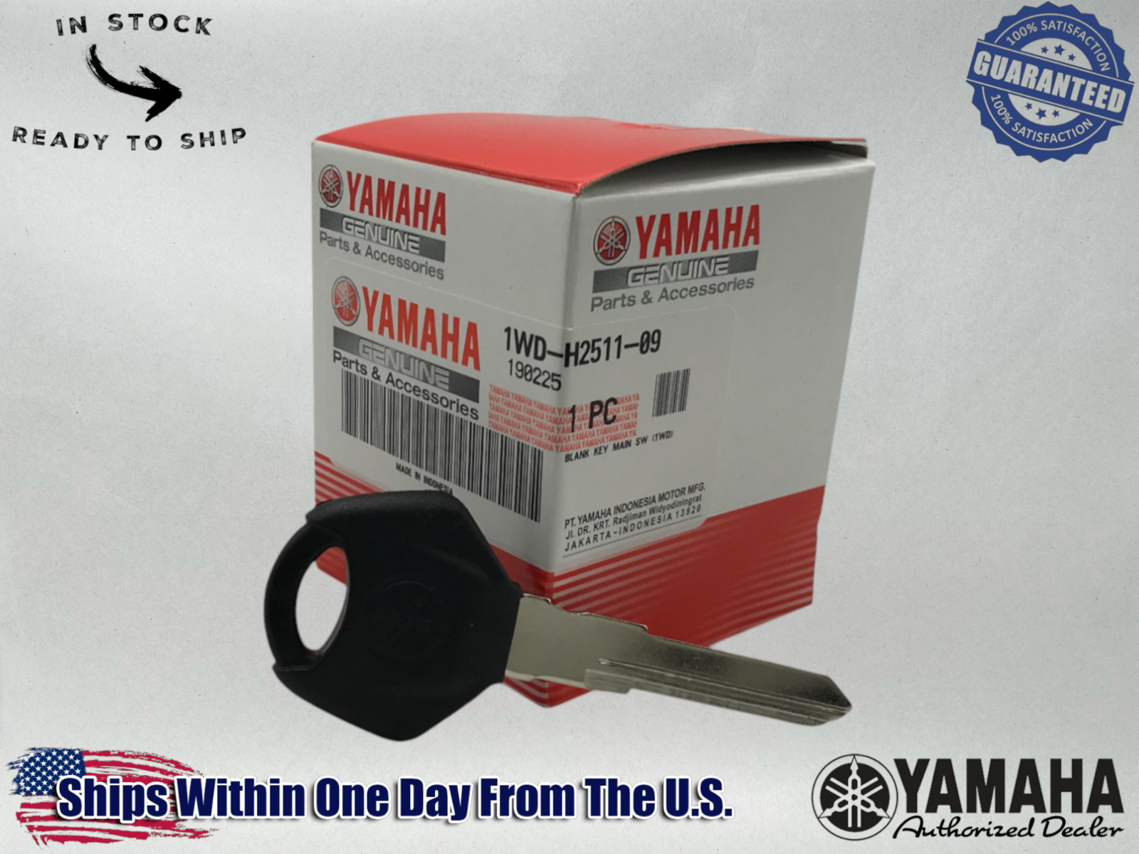 YAMAHA OEM 2015-24 YZF R3 YZFR3 MT-03 MT03 IGNITION KEY BLANK 1WD-H2511-09 YAMAHA OEM 2015-24 YZF R3 YZFR3 MT-03 MT03 IGNITION KEY BLANK 1WD-H2511-09