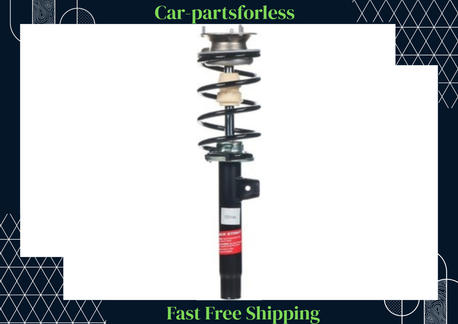 Front Driver Side Right Strut and Coil Spring for 2006-2013 BMW 128i 330i 325i