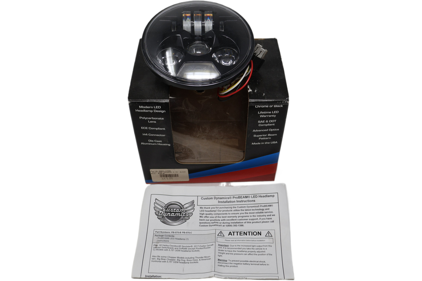 2001-1749 NEW CUSTOM DYNAMICS 5.75\