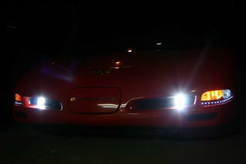 6000K LED Grill Fog Light Driving Lamps Kit for 1997-2004 Corvette C5