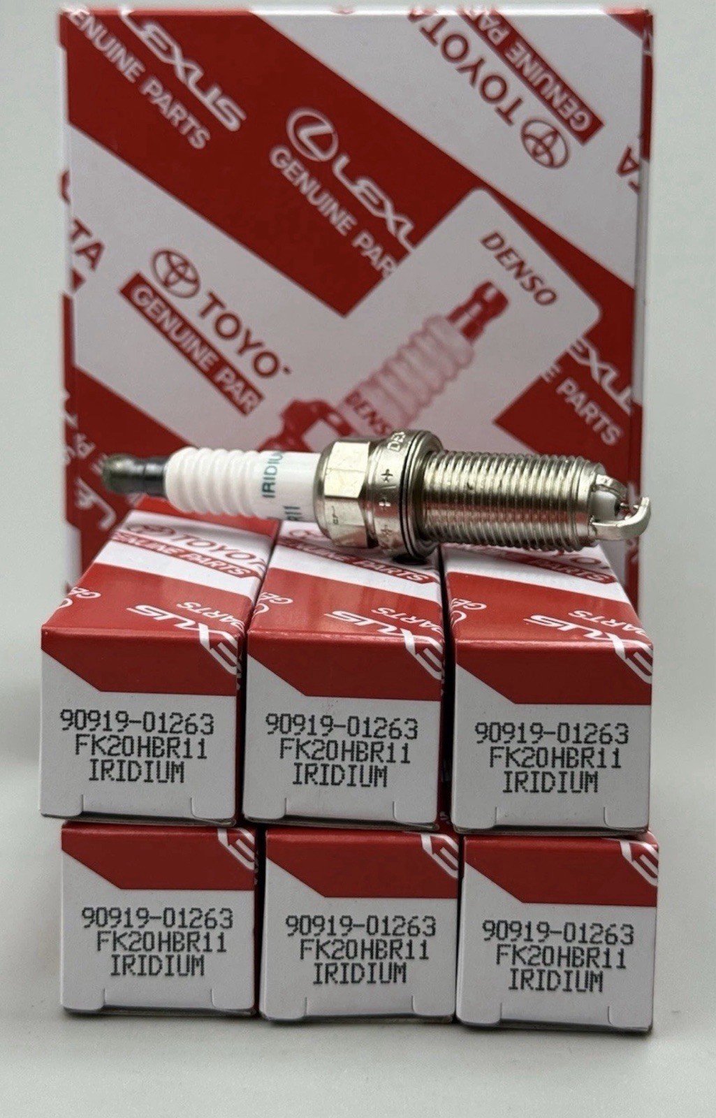 6pcs OEM 90919-01263 Iridium Spark Plugs Fit For 2016-2023 Toyota Tacoma V6 3.5 6pcs OEM 90919-01263 Iridium Spark Plugs Fit For 2016-2023 Toyota Tacoma V6 3.5