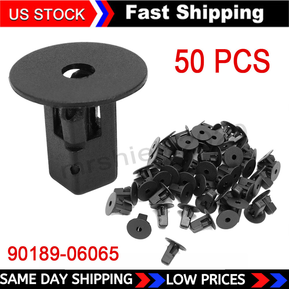 For Toyota 2013-2022 Fender Liner Screw Grommet Set 9018906236 50 Pcs Clips