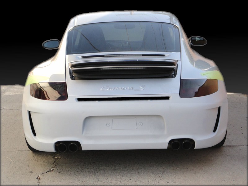 Porsche 911 997 GT3 2nd Gen. Style Rear Bumper Update Polyurethane 2005 to 2008