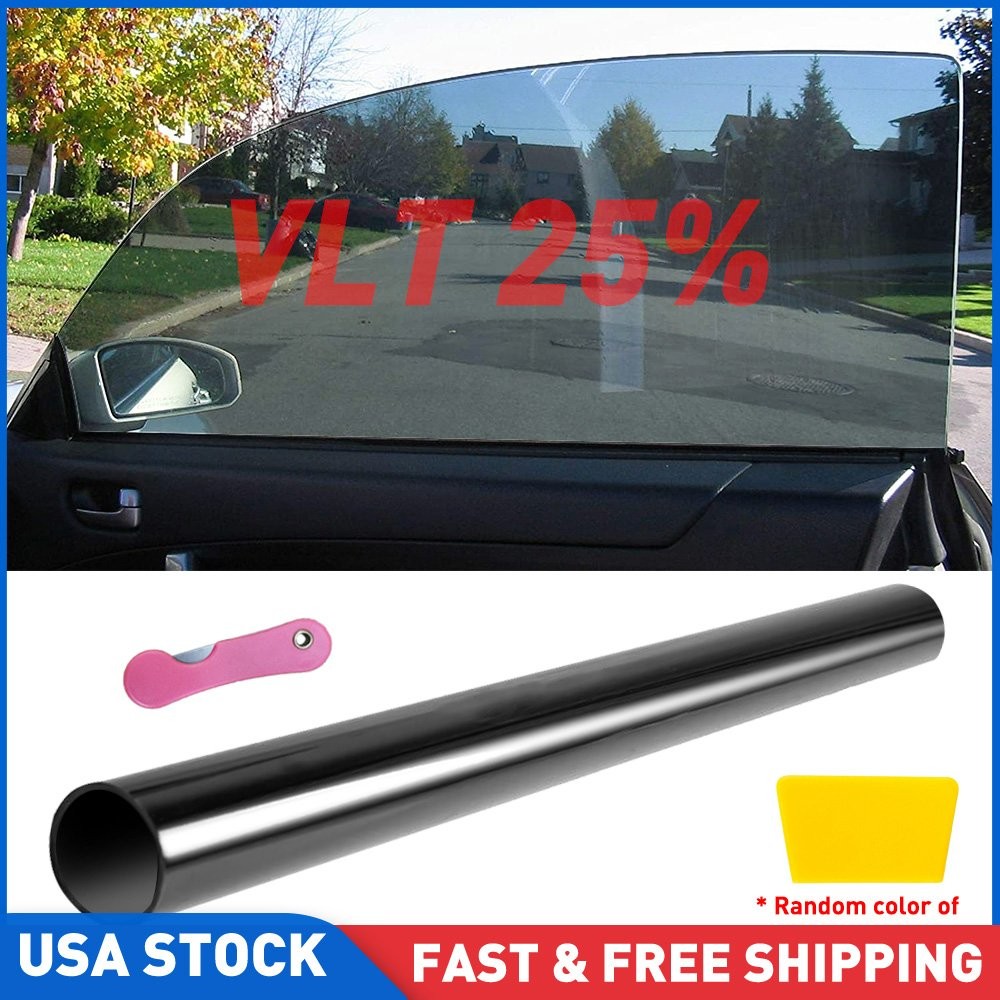 Uncut Dark Window Tint Film VLT 25% For Car Home Office Truck Glass 20\