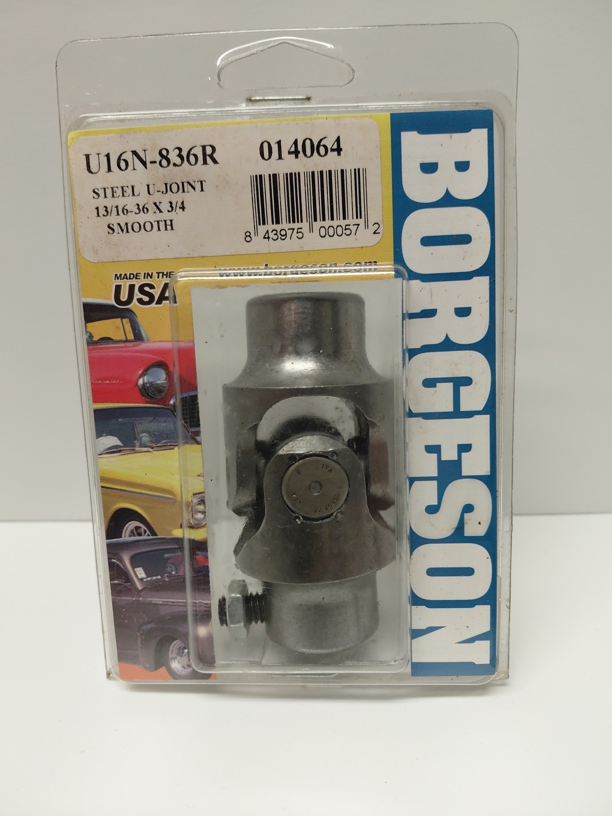 Borgeson 014064 Single Steering Universal Joint 13/16-36 X 3/4 Borgeson 014064 Single Steering Universal Joint 13/16-36 X 3/4