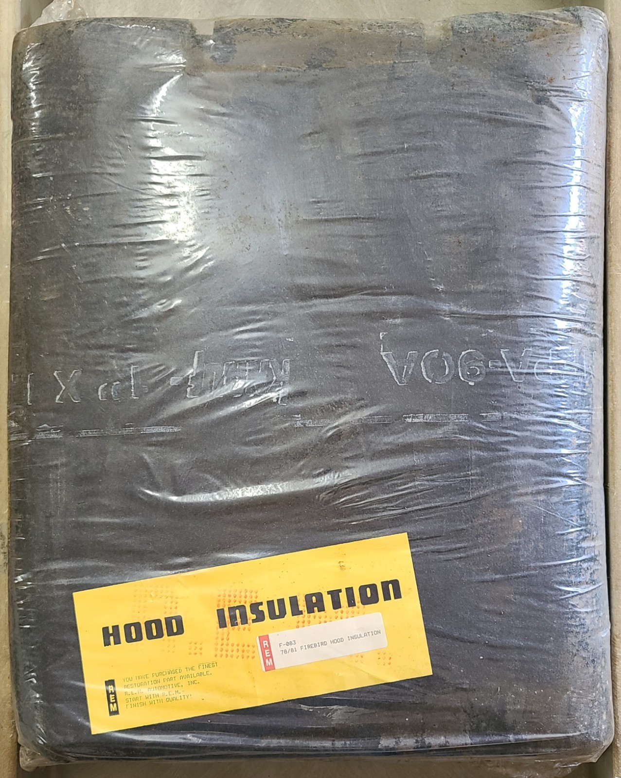 1977-81 Pontiac Firebird Standard Hood Pad Insulation Blanket New