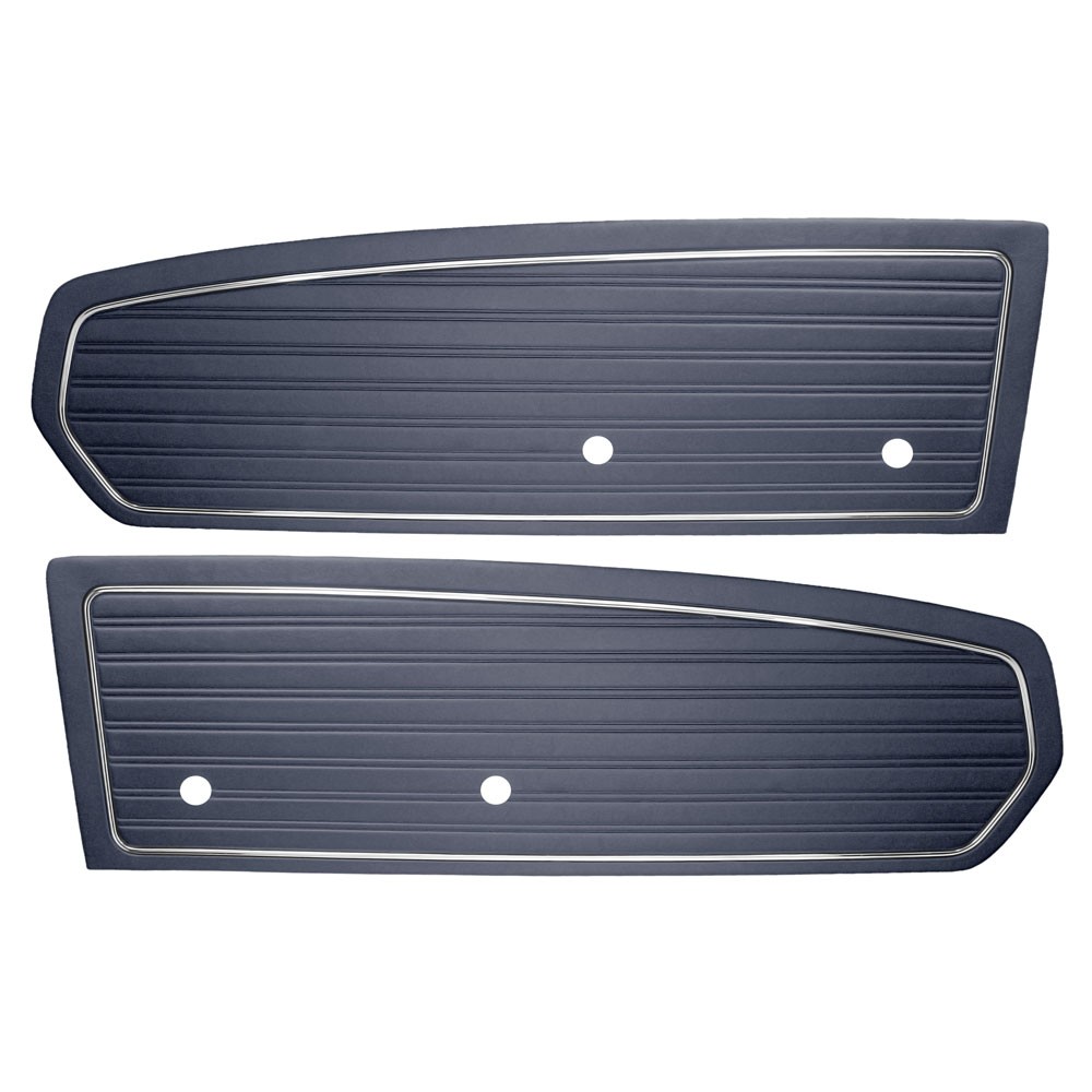 TMI Door Panel Standard Blue Pair 1968 Mustang