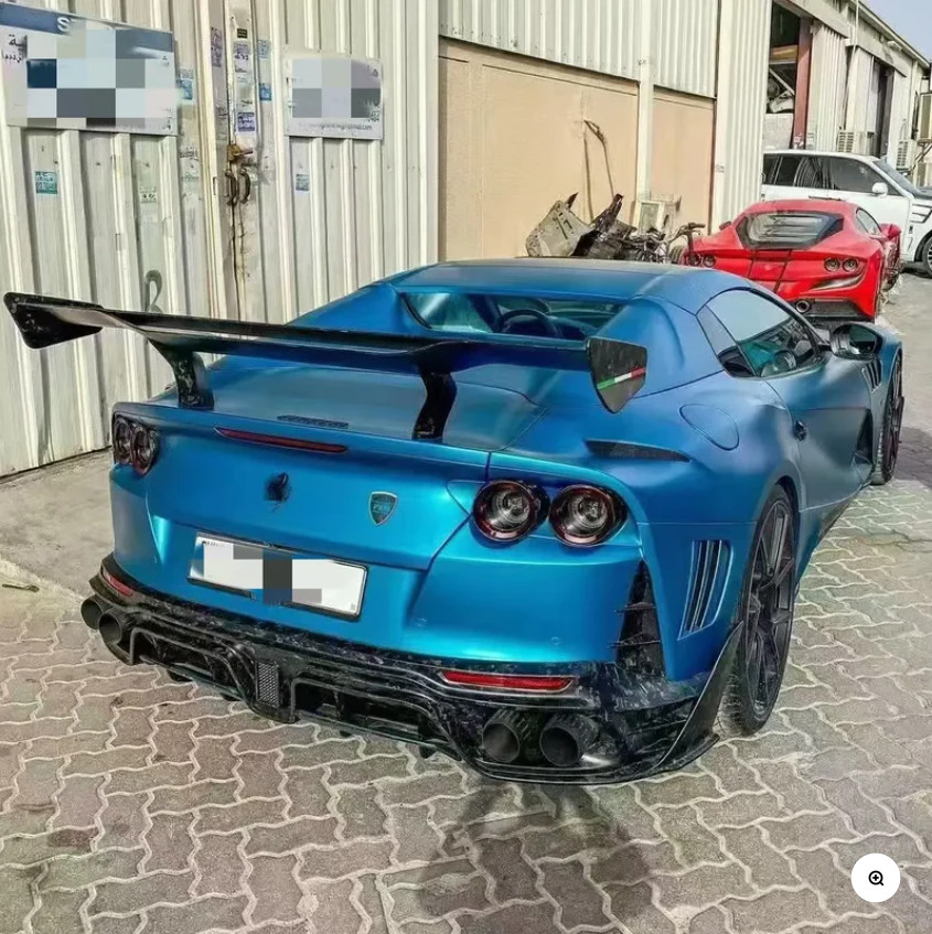 2018-24 Ferrari 812 Superfast GTS Carbon Fiber Wing Spoiler 2018-24 Ferrari 812 Superfast GTS Carbon Fiber Wing Spoiler
