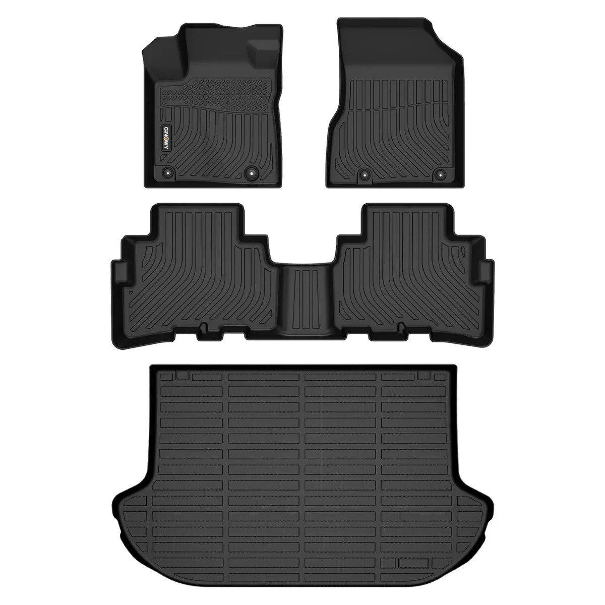 GINOWY-Floor Mats & Cargo Liner for Nissan Murano 2017.5-2024, TPE All Weather. GINOWY-Floor Mats & Cargo Liner for Nissan Murano 2017.5-2024, TPE All Weather.