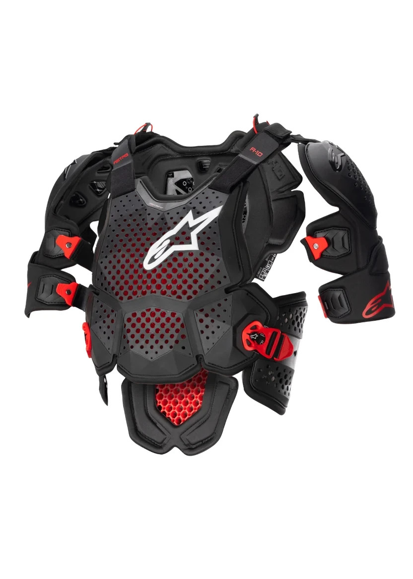 Alpinestars A-10 V2 Full Chest Protector – Motocross MX Off-Road Riding Gear Alpinestars A-10 V2 Full Chest Protector – Motocross MX Off-Road Riding Gear