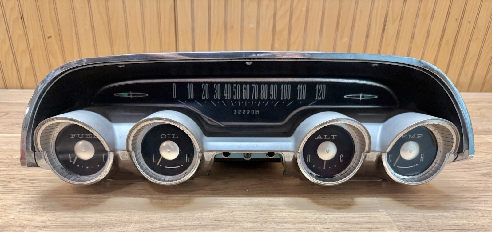 Vintage 1963 1964 MERCURY MARAUDER Instrument Dash Cluster Gauges Speedometer OE