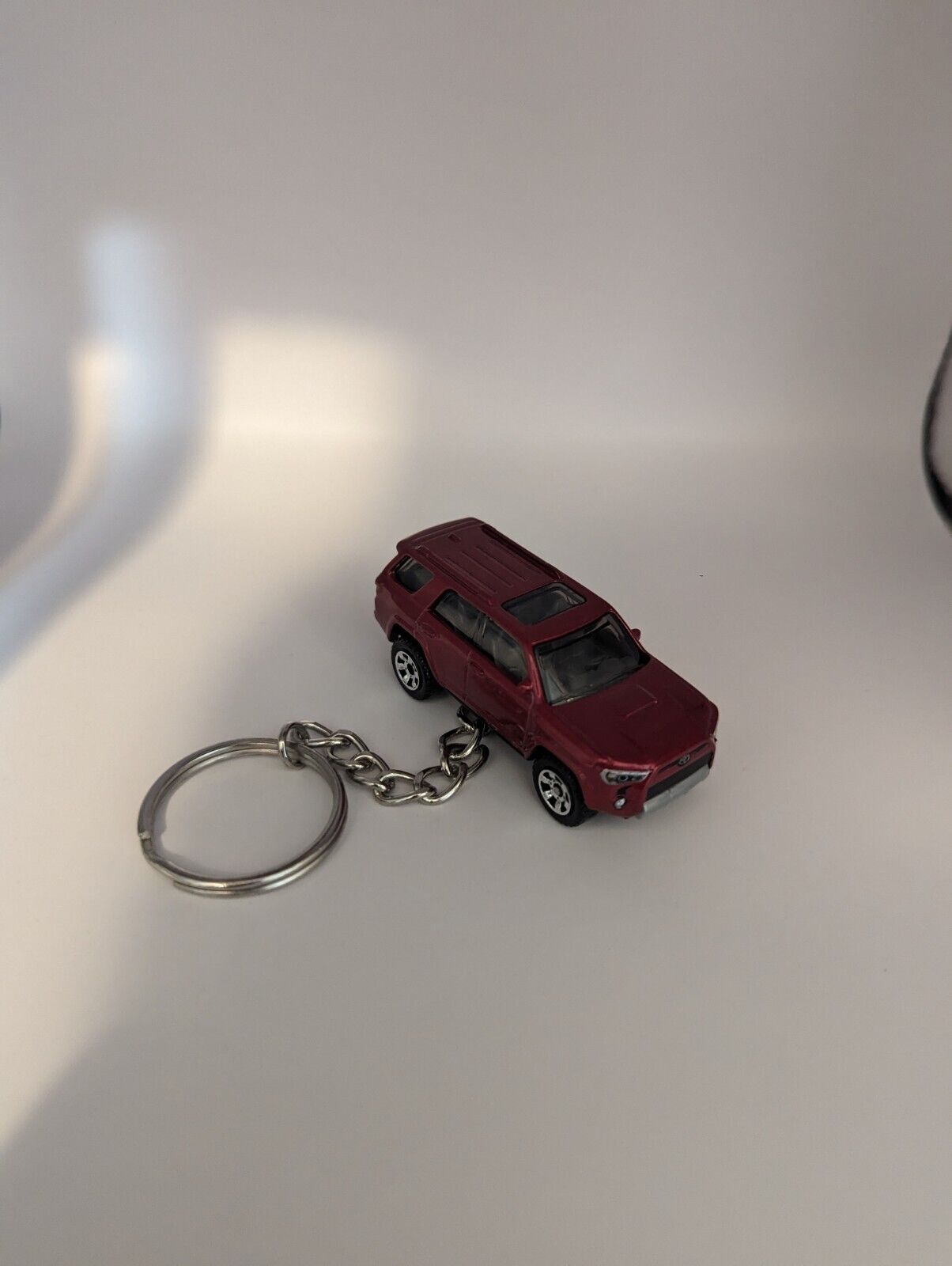 2022 Toyota 4Runner Red Is Burgundy Keychain Keyring Brand New Rare SUV