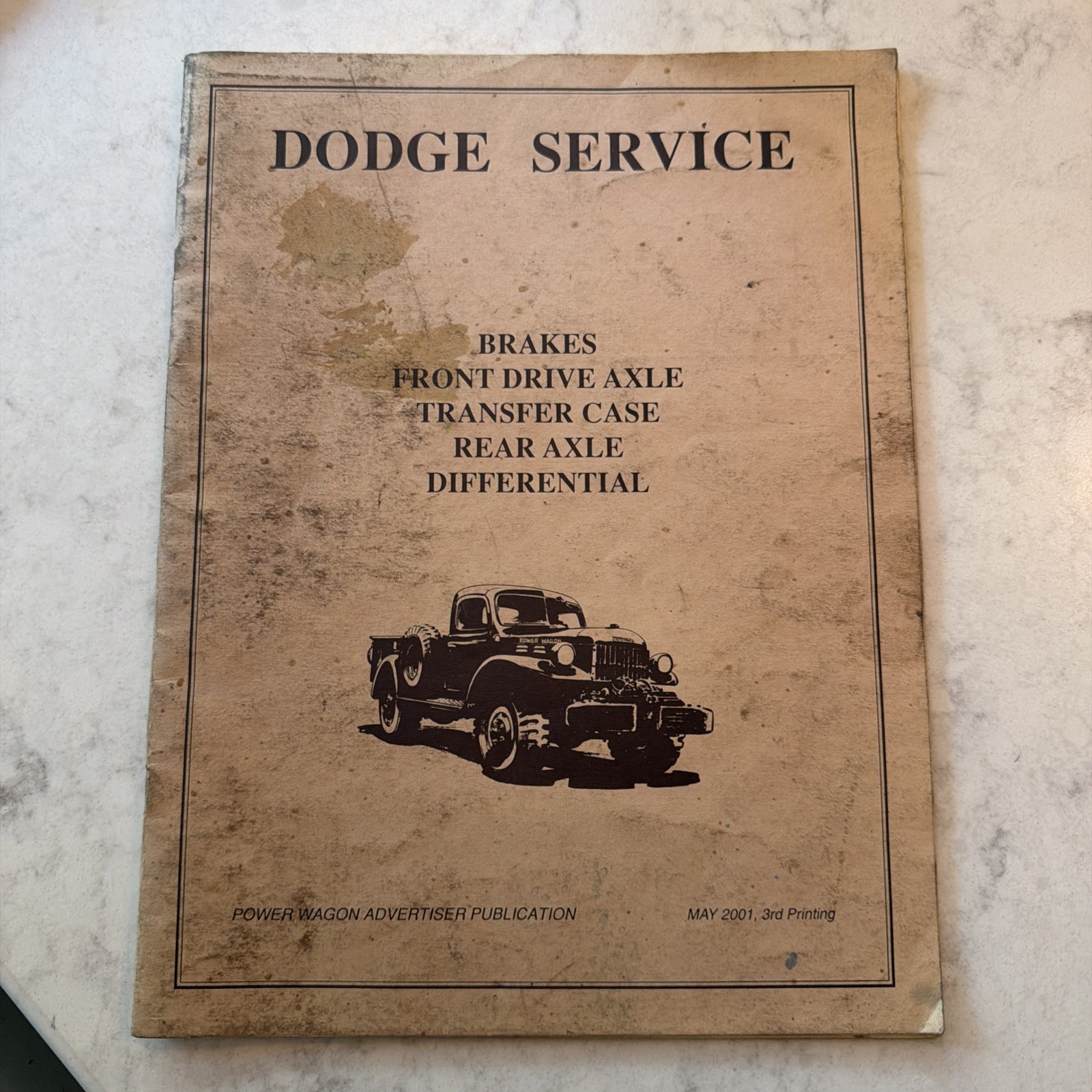 Dodge Manual: M-Series, WDX/WM300 And The 3/4 Ton WW2