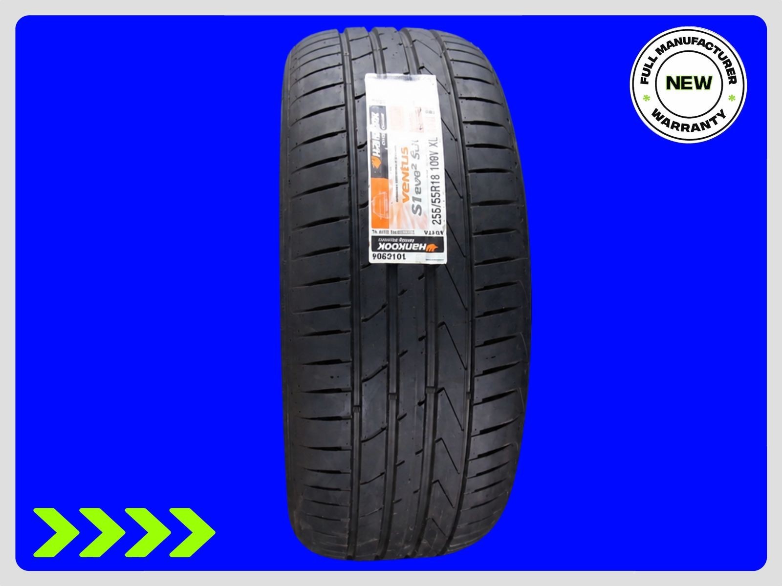 1 BRAND NEW HANKOOK VENTUS S1 EVO2 SUV KONTROL XL 255/55R18 TIRE 109V 2555518