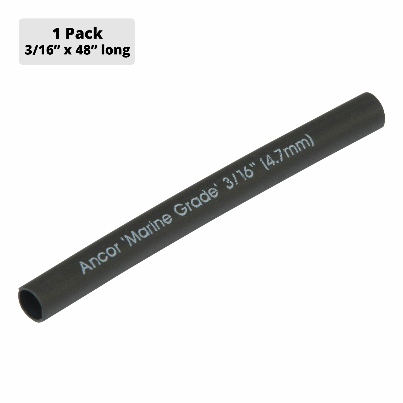 Ancor 302148 Adhesive Lined Heat Shrink Tubing (ALT), Black, 3/16\ Ancor 302148 Adhesive Lined Heat Shrink Tubing (ALT), Black, 3/16\