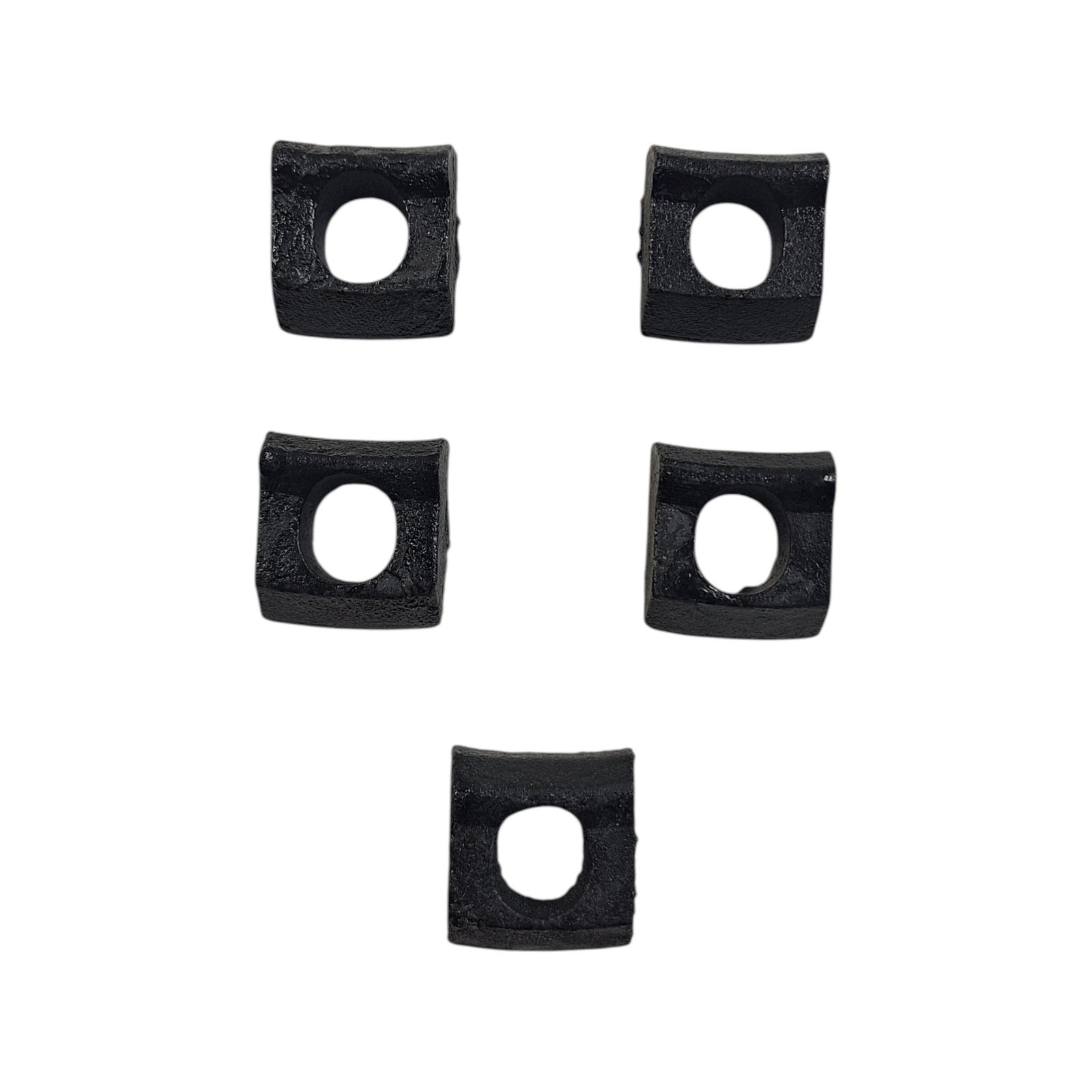 FIVE (5) Mobile Home Axle Trailer Wheel Rim Clamp Block Wedge Lowboy hub Utility