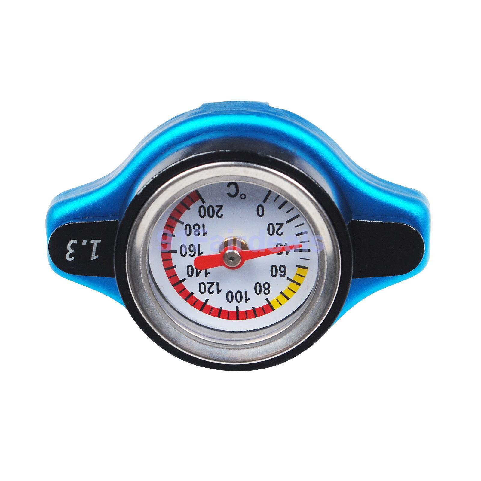 1.3 Bar Thermostatic Radiator Cap 13 PSI Pressure Rating with Temperature Gauge 1.3 Bar Thermostatic Radiator Cap 13 PSI Pressure Rating with Temperature Gauge