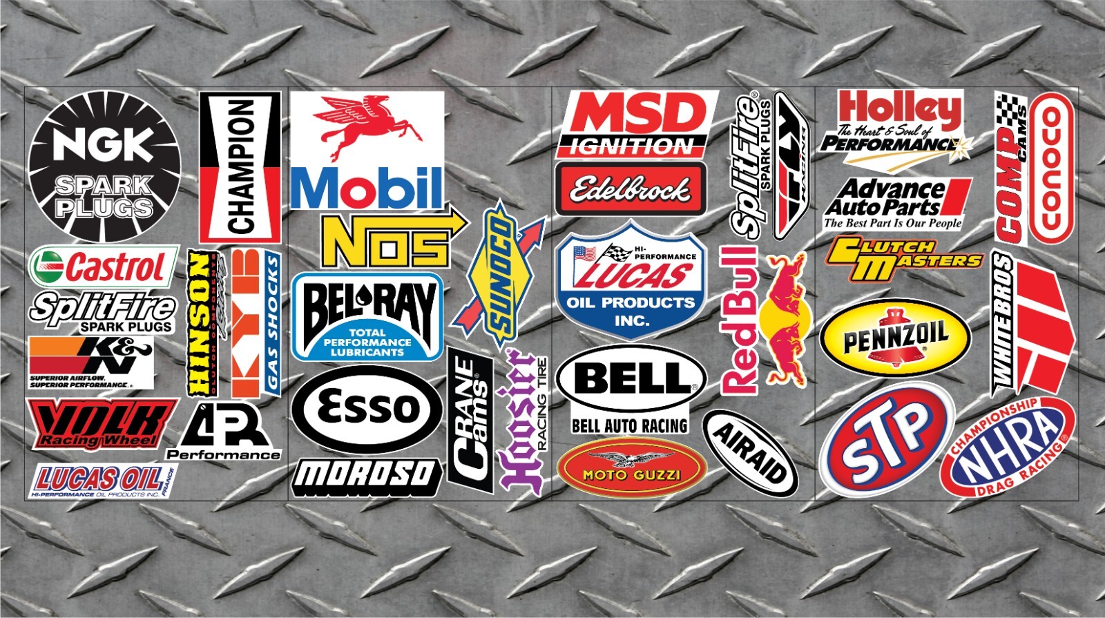 7 Random Racing Decals Stickers From Designs Shown Drag Race NHRA Nascar