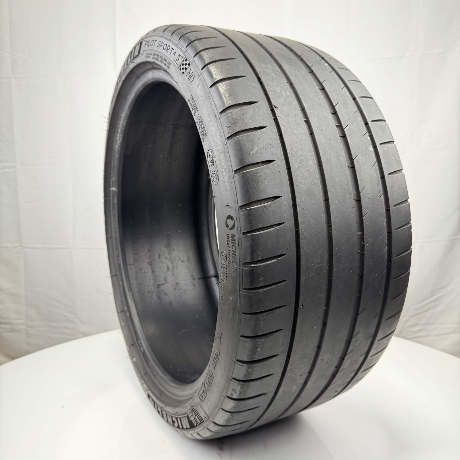 Set of 2 Used 265/35ZR20 Michelin Pilot Sport 4 S NO 99Y 5.5/32 (DOT 19)