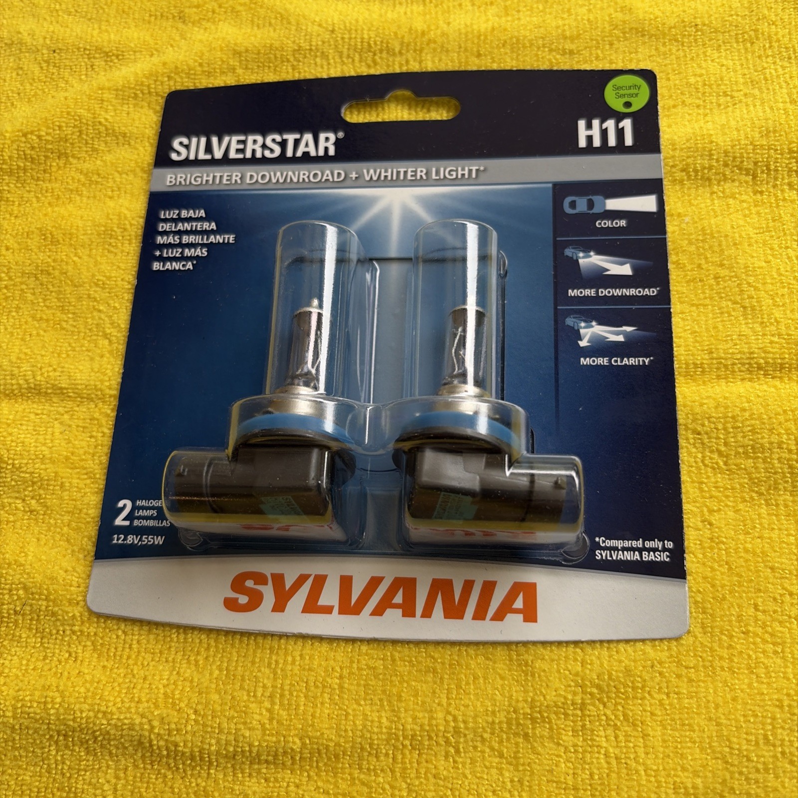 Sylvania H11 Silverstar Halogen Headlight Bulbs ( Come With 2 Bulbs ) Sylvania H11 Silverstar Halogen Headlight Bulbs ( Come With 2 Bulbs )