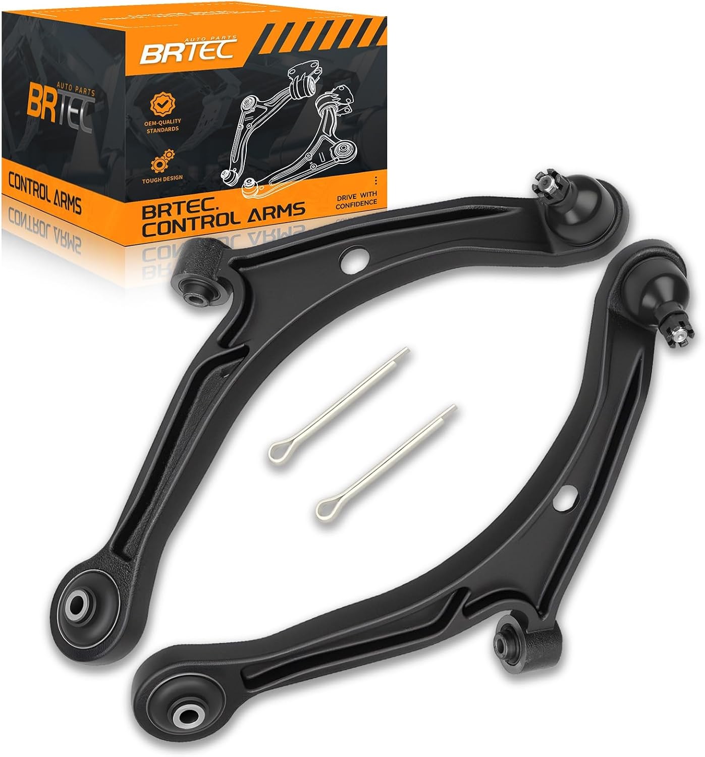 Front Lower Control Arms for Acura MDX 2001-2006, Honda Pilot 2003-2008, Ball Jo